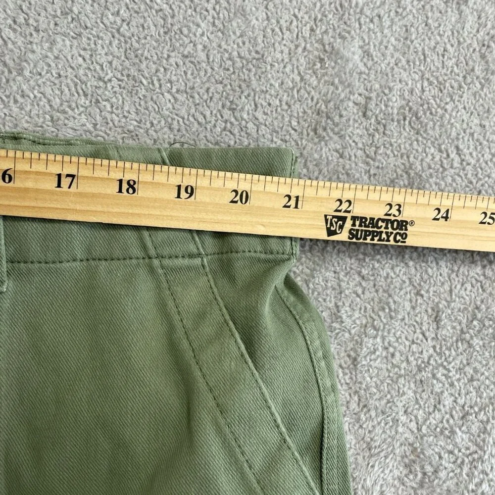 NEW 32 Degrees Cool Women's XXL Ankle Length Pants Green Cotton Blend